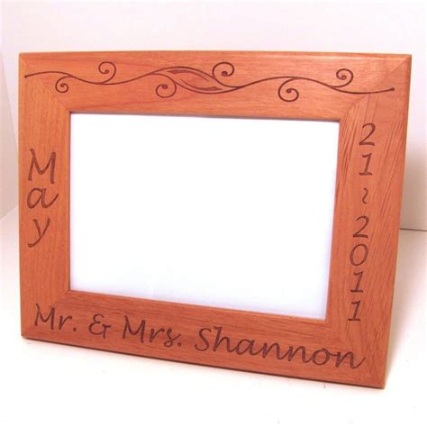 Frames 5 X 7 Philippines Laser Engraved Wood Picture Frame Te7080230