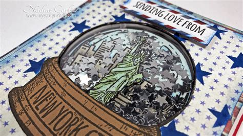 Great savings & free delivery / collection on many items. New York Shaker Snow Globe Card with Video | Step cards, Side step card, Card tutorial