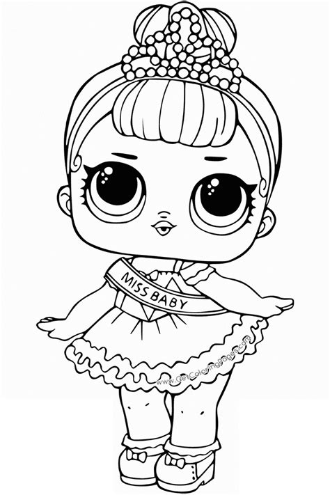 Coloring Pages Of Lol Surprise Dolls 80 Pieces Of Black And White Pictures