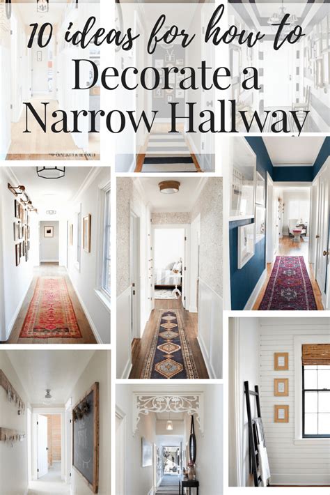 Here are 10 gorgeous hallways that all have unique designs, fun elements, and are anything but boring! Hallway Decorating Ideas for Your Narrow Hallway | Love & Renovations