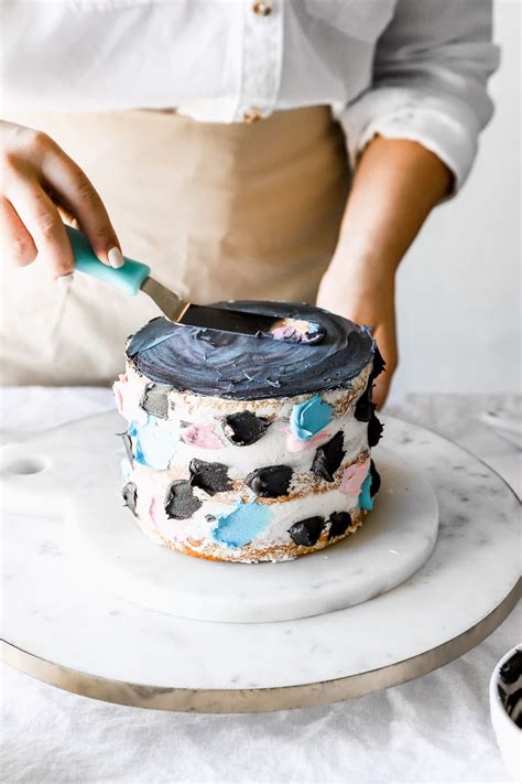 Buttercream Galaxy Cake With Step By Step Tutorial Recipe Galaxy