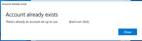 Not Able To See My Aol Account In Windows 10 Email Tool Microsoft