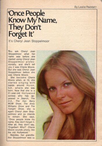 Tv Article Cheryl Jean Stoppelmoor Is Cheryl Ladd Charlies