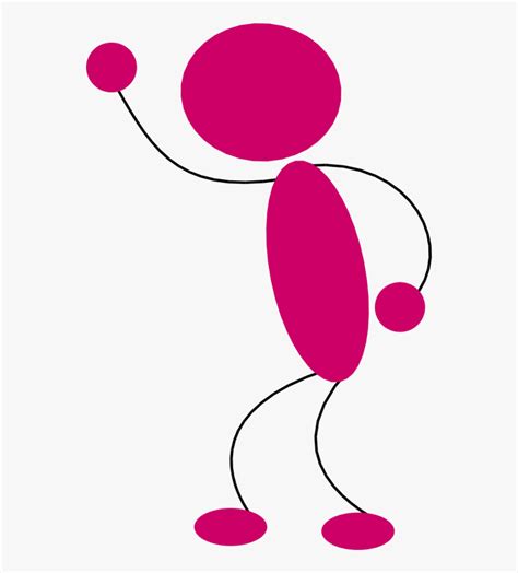 Blue Man Waving Shouting Cheering Stick Figure Free Transparent