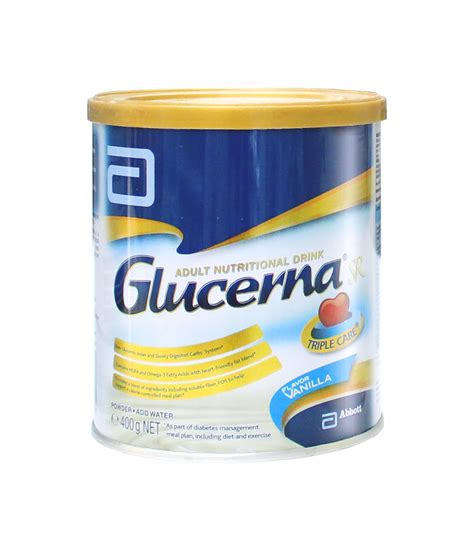 Glucerna triple care, when used as part of a diabetes management plan, can support weight management as it is fortified with chromium picolinate, a highly bioavailable form of chromium which supports carbohydrate metabolism. GLUCERNA TRIPLE CARE VANILLA 400G | Rose Pharmacy