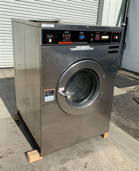 Speed Queen Commercial Front Load Washer Sc50mn2ou40001 3ph 50lb Serial