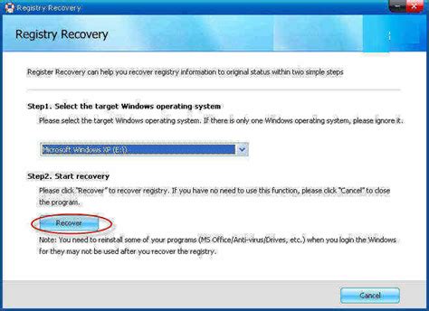 Registry Repair How To Repair Windows 108187vistaxp