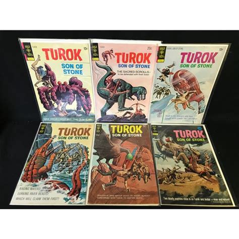 Turok Comic Book Lot Gold Key Comics