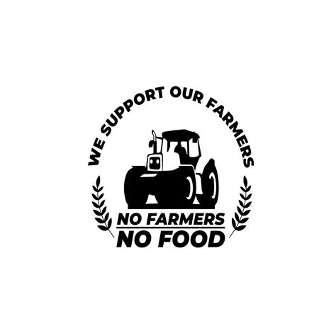 No Farmers No Food Custom Vinyl Sticker Decalwindow Etsy