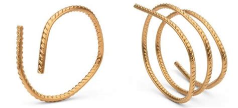Rebar In Gold Bracelets Courtesy Of Ai Weiwei Studio As The Gold Is
