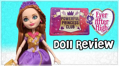 Ever After High Powerful Princess Club Holly Ohair Doll Review Youtube