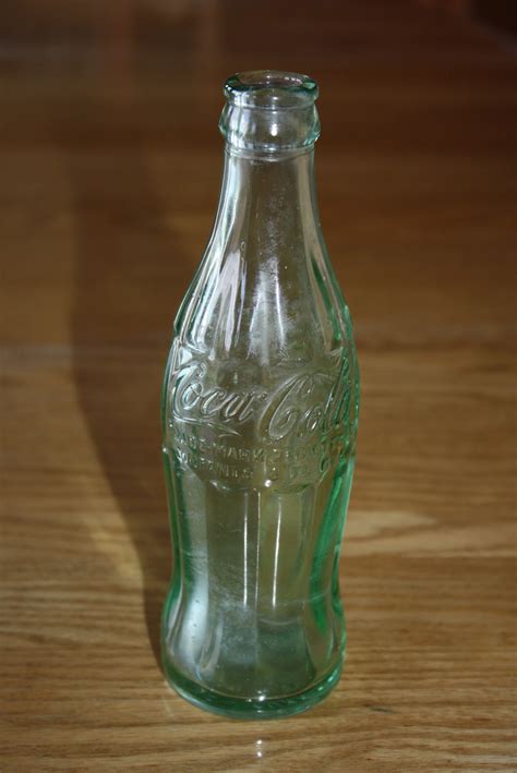 Vintage Green Glass Coca Cola Bottle Antique Coke Bottle New York City
