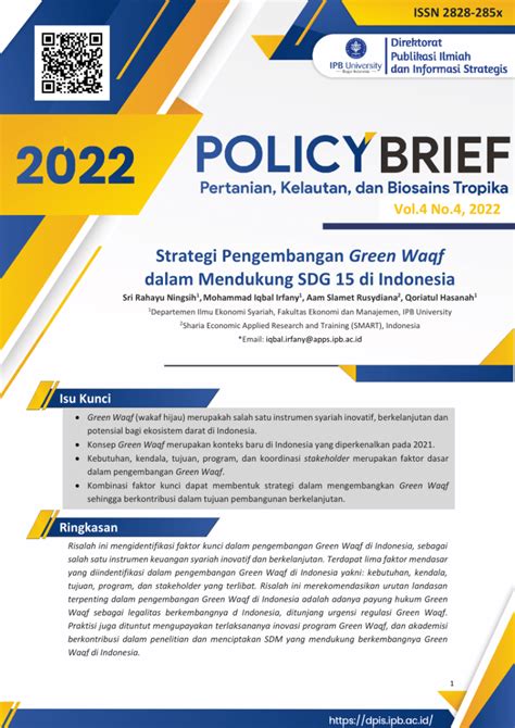 Strategi Yang Mendesak Dalam Pembangunan Ekonomi Pertanian Indonesia