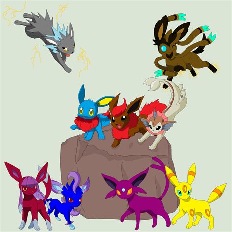 Eevee Evolution Adopts By Marb13s On Deviantart
