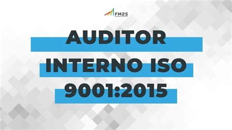 Auditor Interno Iso 90012015