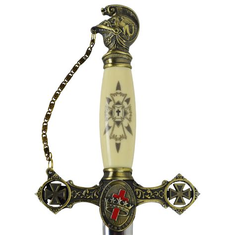 Masonic Knights Templar Ceremonial Presentation Sword Treasuregurus