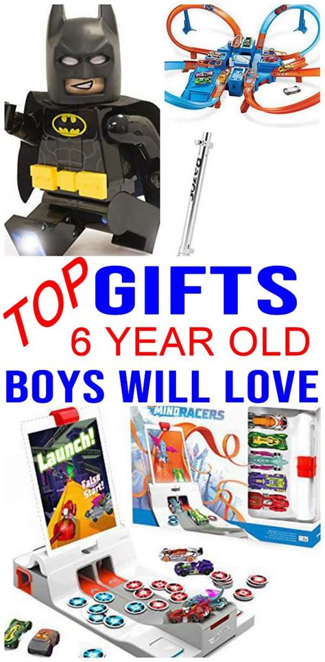 Top 6 Year Old Boys Gift Ideas  Top gifts for boys, Christmas gifts