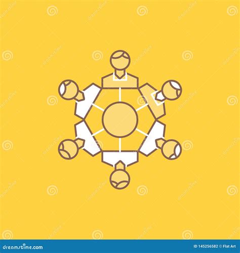 cooperation friends game games playing flat line filled icon beautiful logo button over