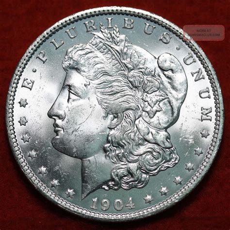 Uncirculated 1904 O Silver Morgan Dollar Sh