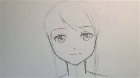 Sketsa Gambar Wajah Anime Cabai