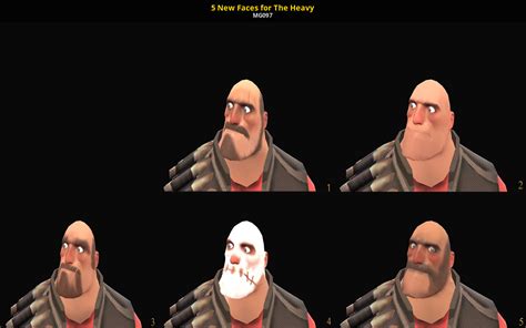 5 New Faces For The Heavy Team Fortress 2 Mods