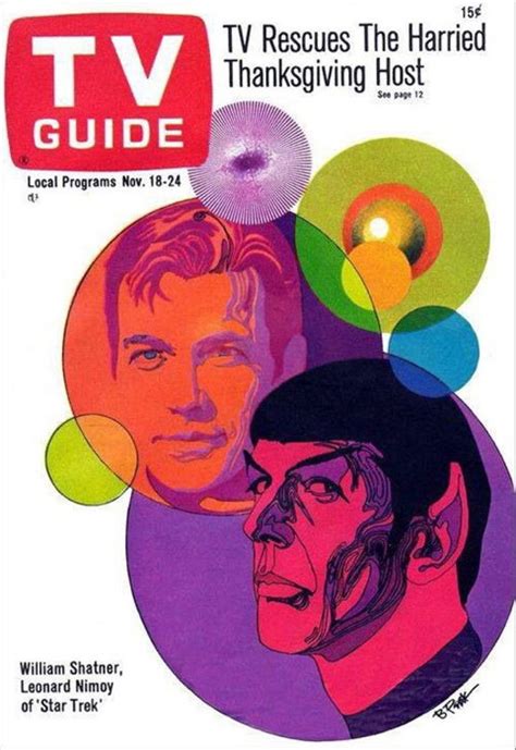 Tv Guides With Illustrated Star Trek Covers