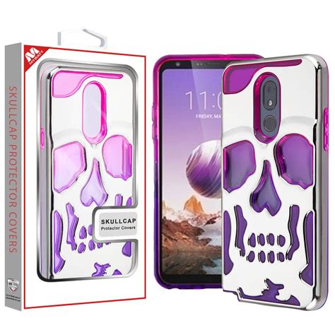 For Lg Stylo 5 Case By Insten Skullcap Dual Layer Shock Absorbing