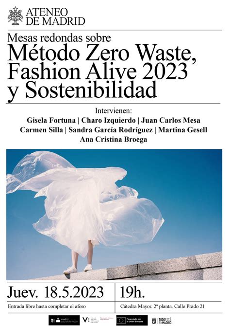 Mesas redondas sobre Método Zero Waste Fashion Alive 2023 y