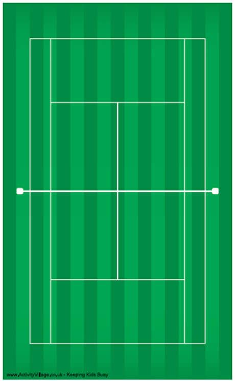 That has caused quite a bit of evolution over the years, but the dimensions for tennis have largely stayed the same. Tennis Court Printable
