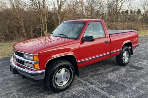 48k Mile 1996 Chevrolet K1500 Silverado Z71 4x4 5 Speed For Sale On Bat