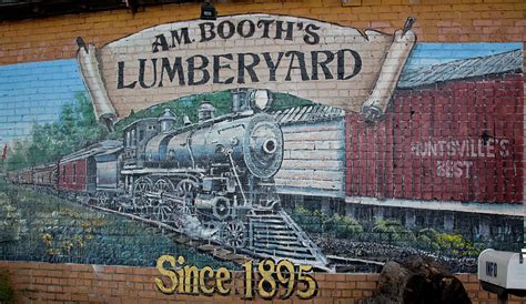Lumberyard Mural In Huntsville Painting By Carol Highsmith Fine Art