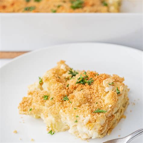 Vegan Cheesy Cauliflower Potato Casserole Healthygirl Kitchen