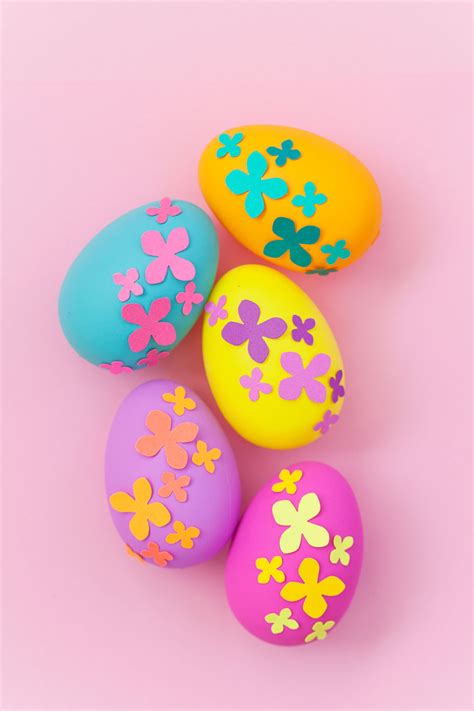 Paper Flower Easter Eggs Tell Love And Party