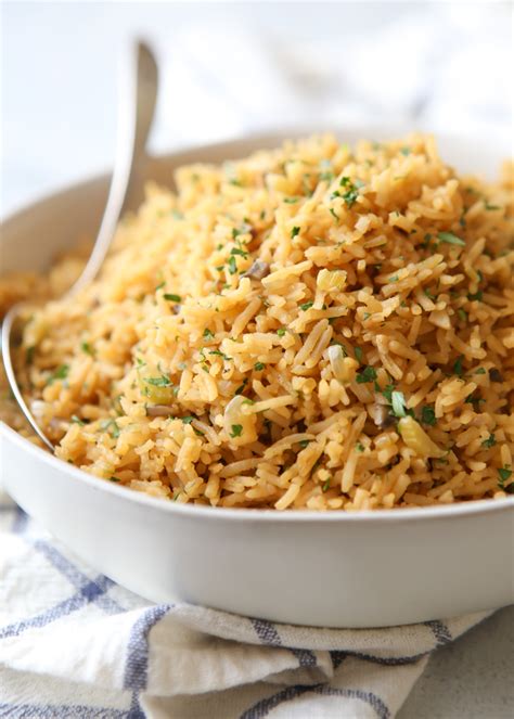 Top with scrambled or fried eggs. Classic Rice Pilaf - Completely Delicious