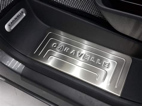 VW T5 T6 CARAVELLE 字樣 福斯 歐洲原裝進口 不鏽鋼 側單開門 上車踏板飾片 拉絲紋 迎賓踏板 Yahoo奇摩拍賣