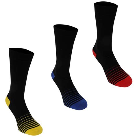 Kangol Mens Formal Socks 3 Pack Bobs Stores