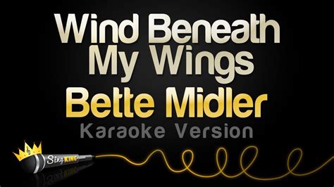 Wind Beneath My Wings My Wings Instrumental Version John Keys