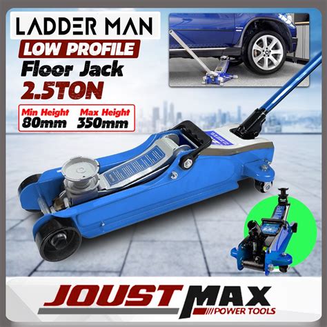 ladderman 2 5 ton low profile hydraulic floor jack heavy duty jet kereta car jack garage jack