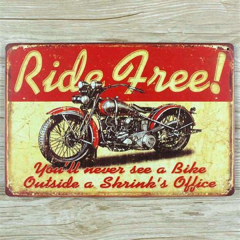 Sp Jl 137 New Vintage Metal Tin Signs Motorcycle Retro Painting Home Decor Plate Wall Art