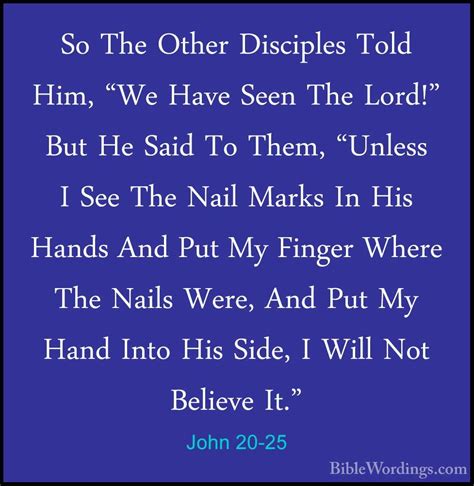 John 20 Holy Bible English