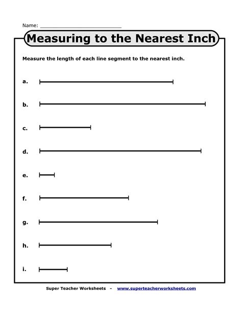 Measuring In Inches And Centimeters Worksheets