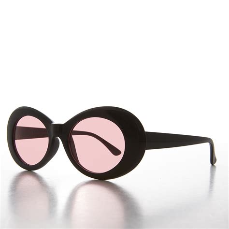 colored lens kurt cobain oval cat eye clout sunglasses lulu 4 sunglass museum