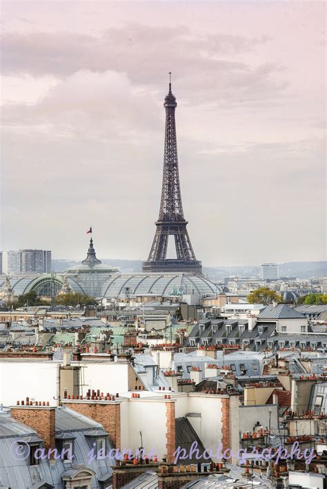 La Tour Eiffel From The Printemps Terrace Ann Jeanne In Paris