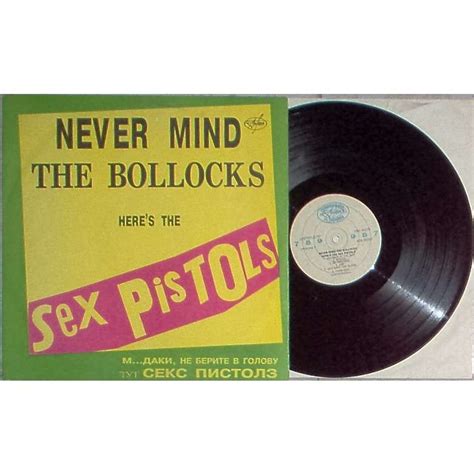 Never Mind The Bollocks Russia 1993 Ltd 12 Trk Lp On Anfon Lbl Unique Ps By Sex Pistols Lp