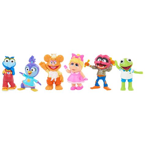 Muppets Babies Playroom Figure Set 6 Pieces Include Kermit Piggy