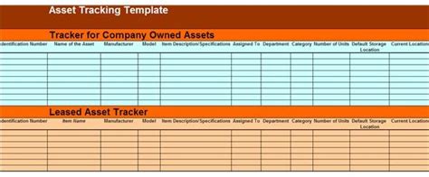 Manage Asset Inventory With This Excel Asset Tracking Template