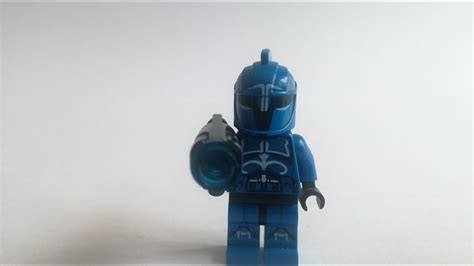 Lego Star Wars Blue Clone Lider Minifigure Youtube