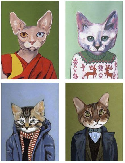 Cats In Clothes Pikaland Cat Art Illustration Cat Art Cat