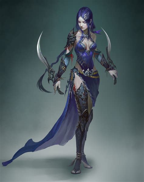 Artstation Female Swordsman（2015）