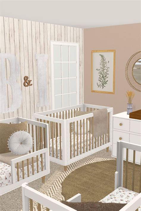 Modern Nursery Sims Baby Sims 4 Bedroom Sims 4 Cc Furniture